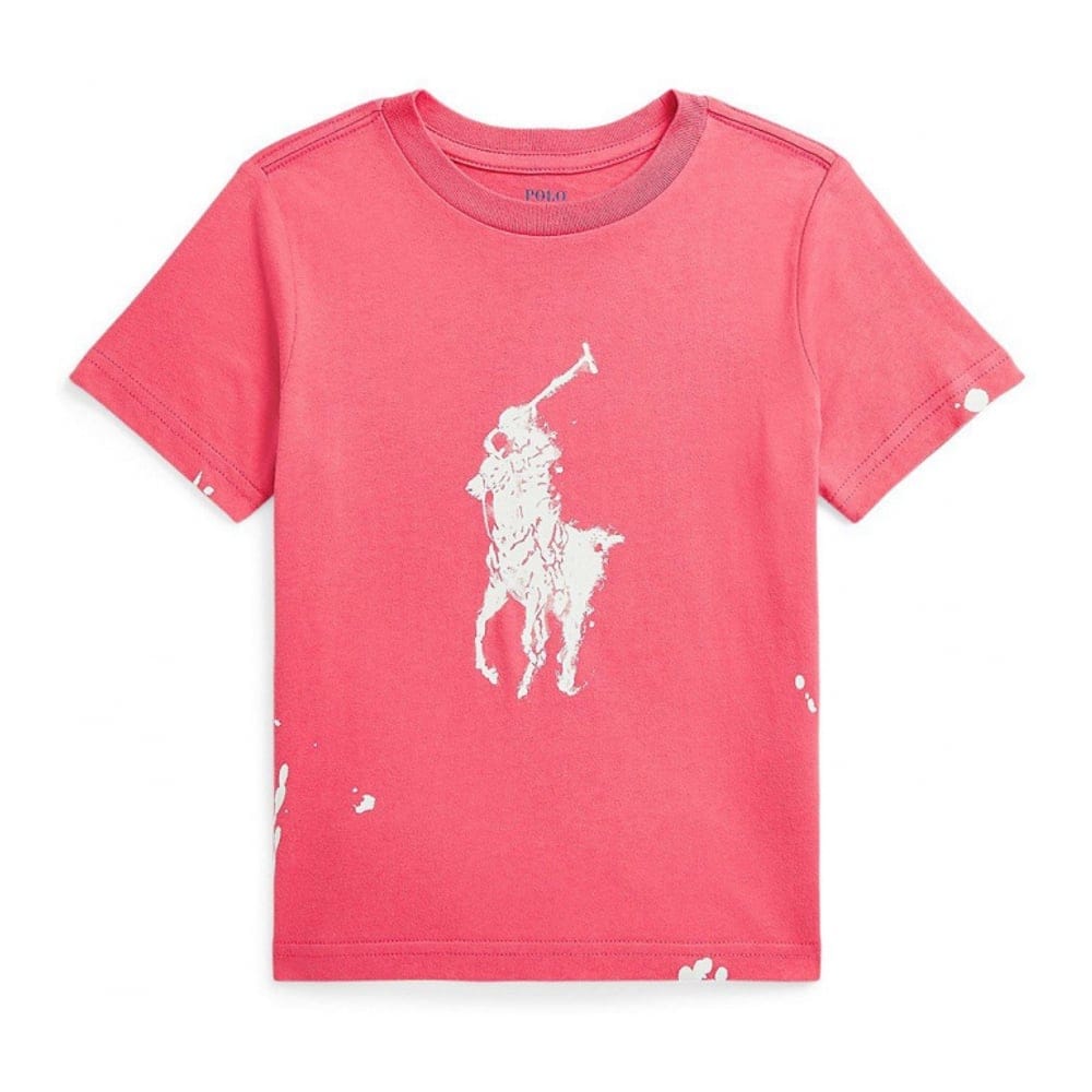Polo ralph lauren - "T-shirt 'Big Pony Paint-Splatter-Print' pour Enfant et petit garçon"