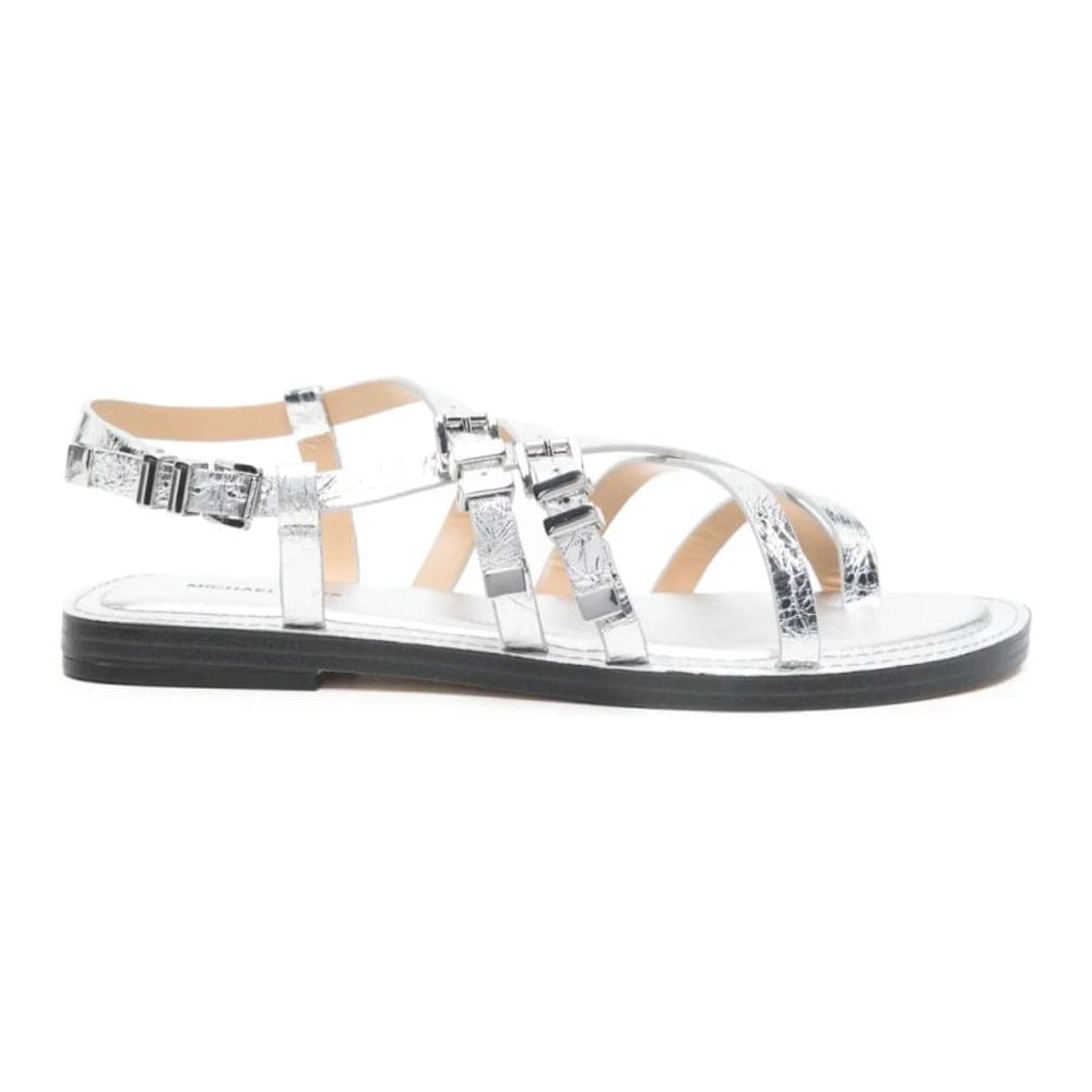 Michael michael kors - Sandales plates 'Metallic' pour Femmes