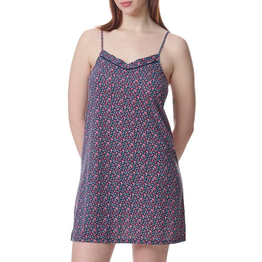 Tommy hilfiger - 'Printed V-Neck Chemise' pour Femmes