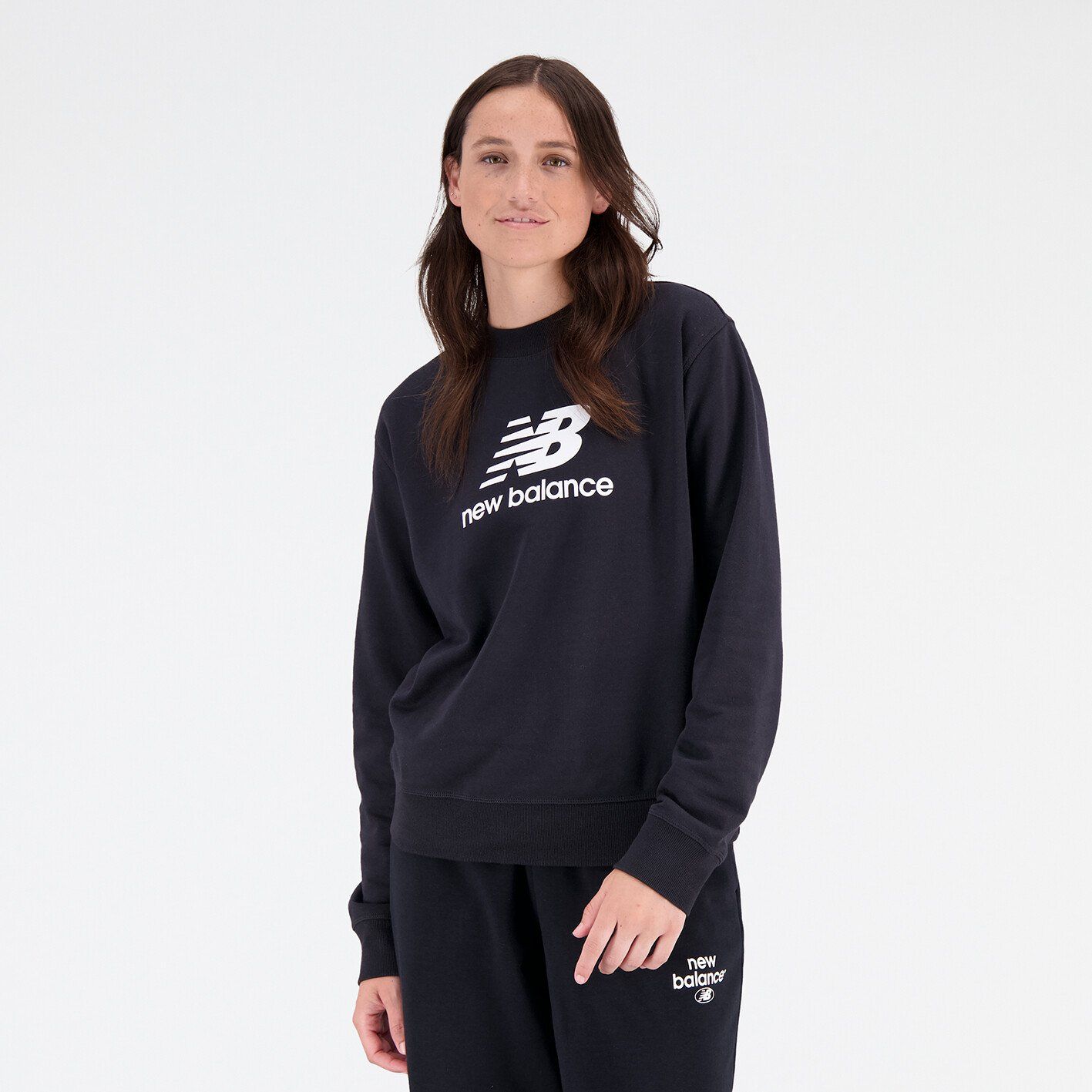 New balance - W Essentials Stacked Logo Crew