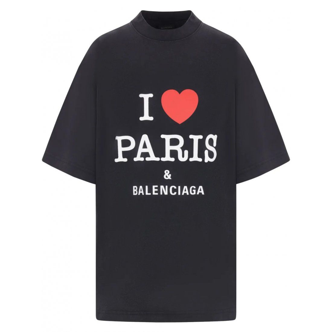 Balenciaga - T-shirt 'I Love Paris & Balenciaga' pour Femmes