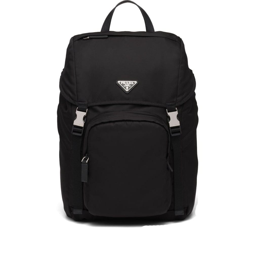 Prada - Sac à dos 'Logo-Plaque Multi-Pocket' pour Hommes