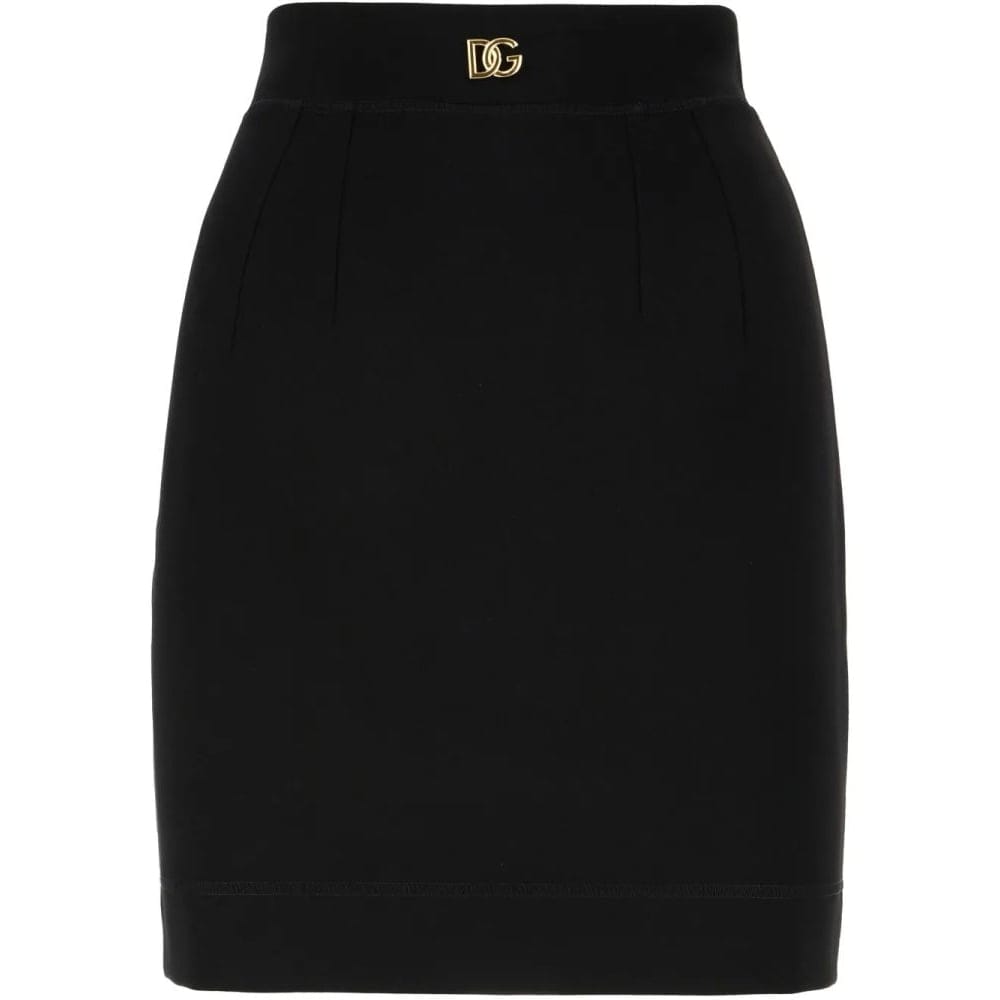 Dolce&gabbana - Jupe crayon 'Logo-Plaque' pour Femmes