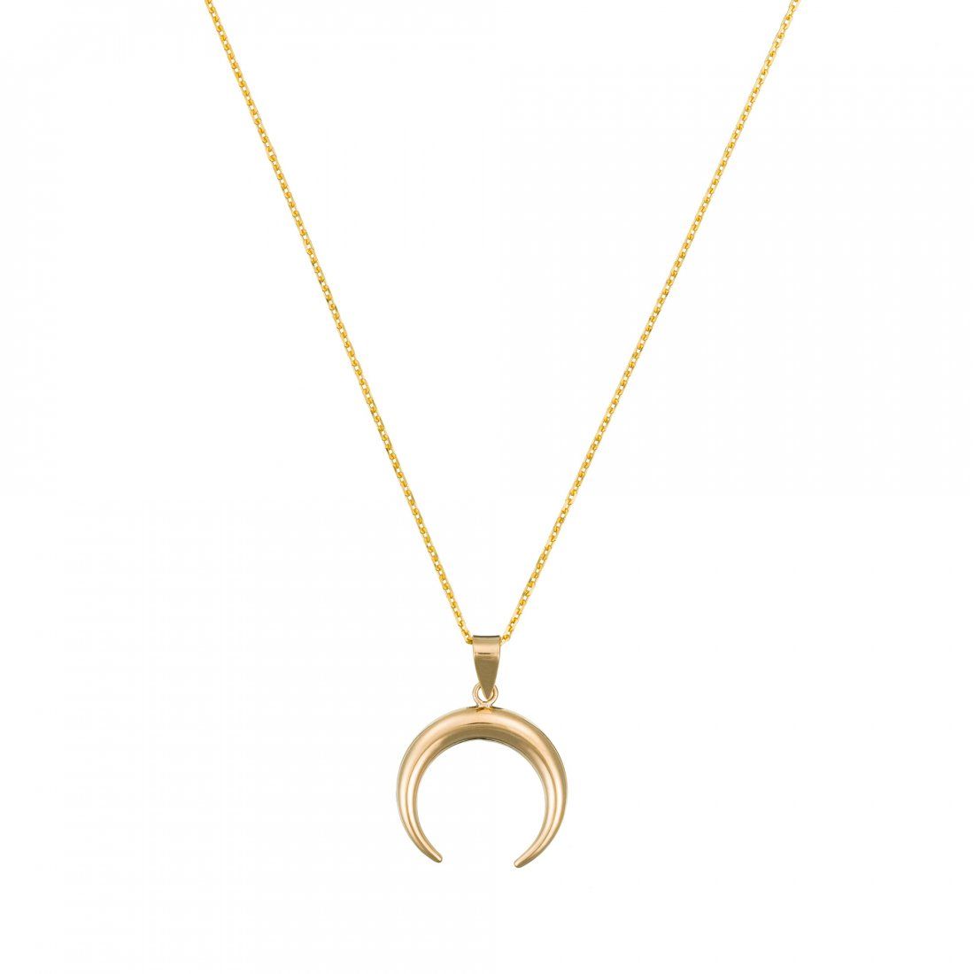 By colette - Pendentif sur chaine 'Demi Lune' pour Femmes