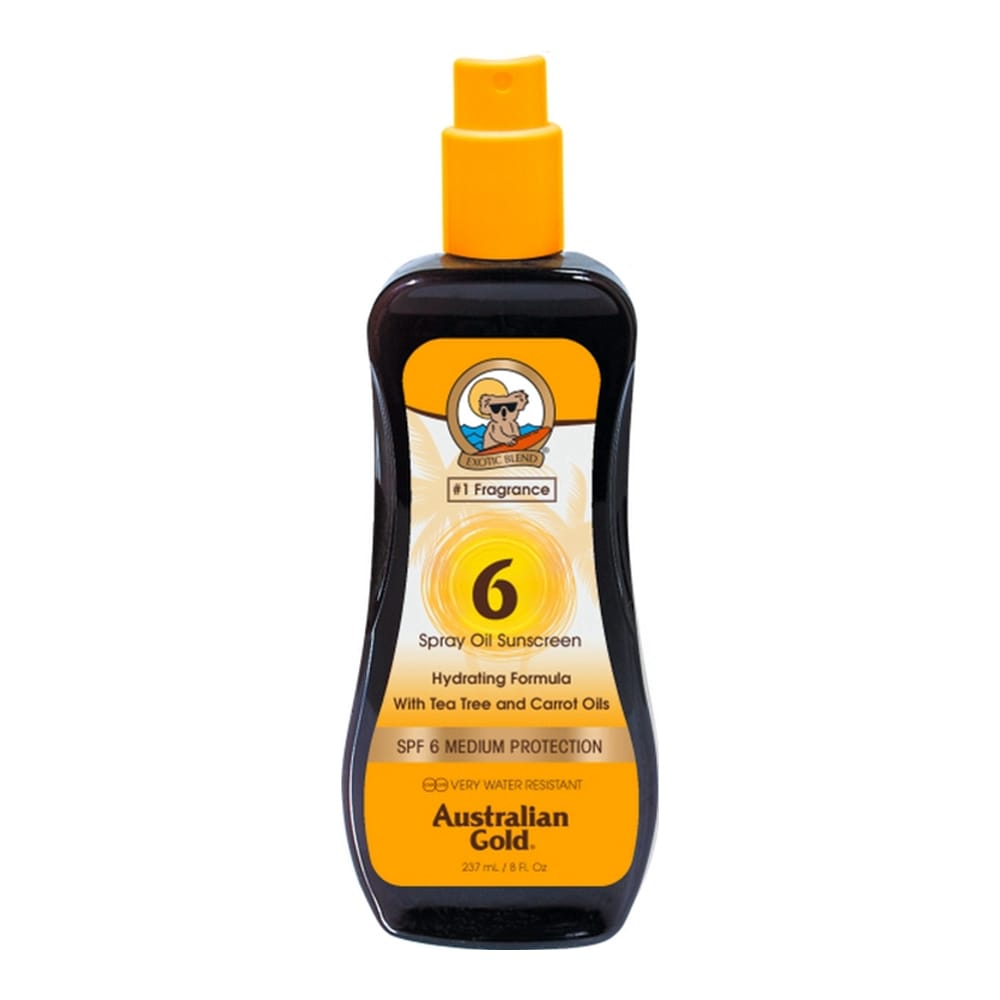 Australian Gold - Spray de protection solaire 'Tea Tree and Carrots Oil SPF6' - 237 ml