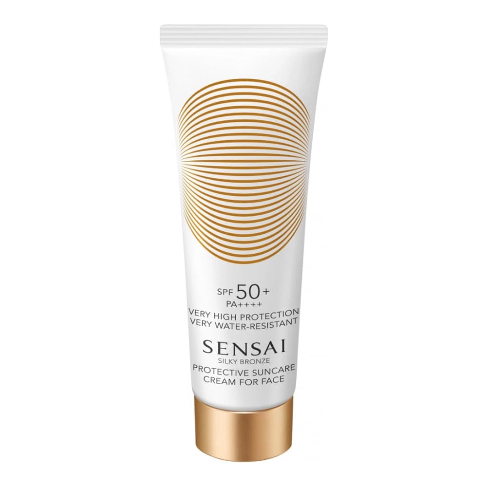 Sensai - Crème solaire pour le visage 'Silky Bronze Protective SPF50+' - Tous types de peau, 50 ml