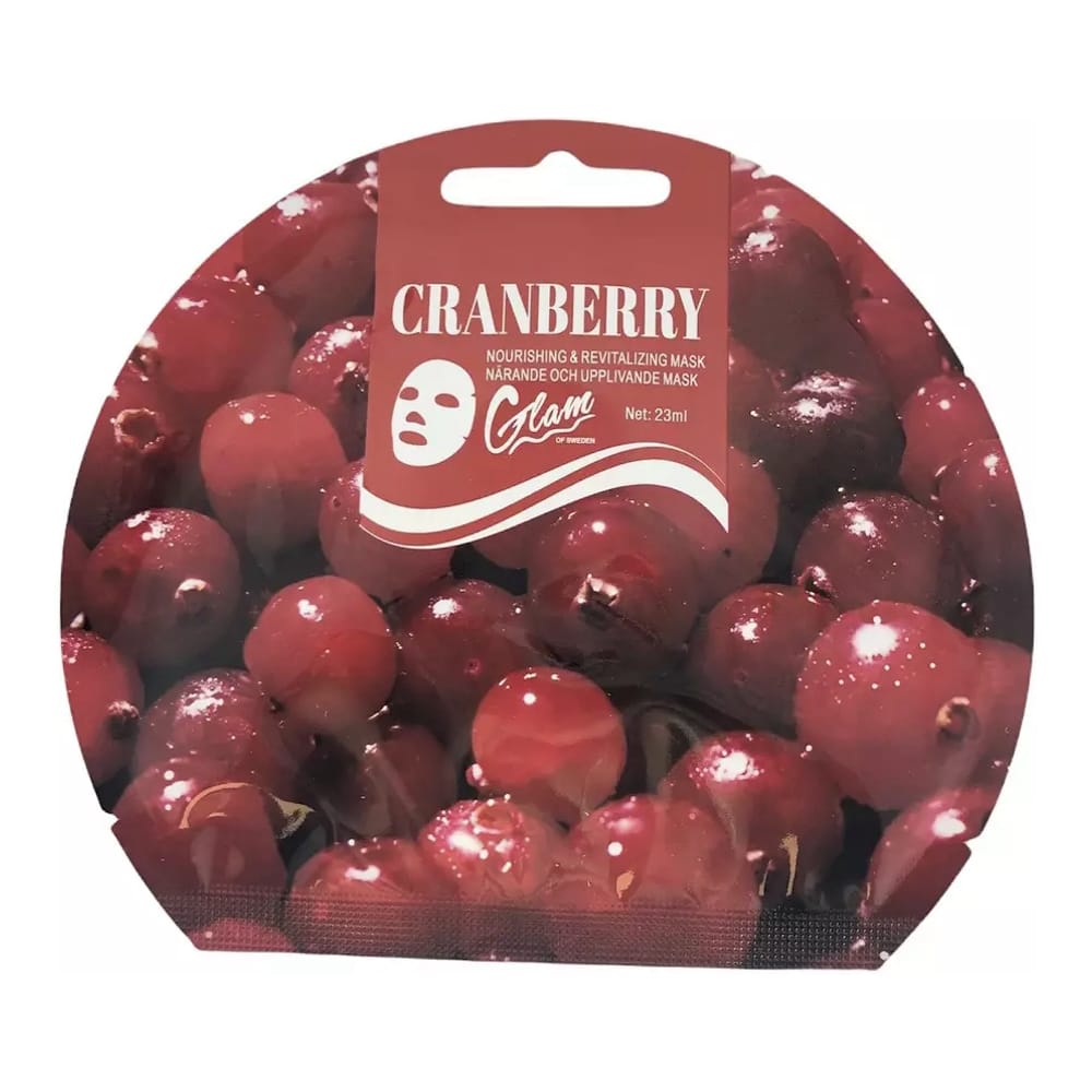 Glam of sweden - Masque visage 'Cranberry' - 23 ml