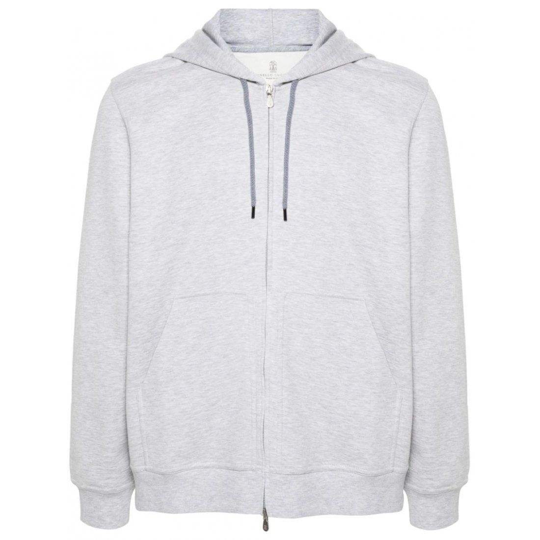 Brunello cucinelli - Veste de Survêtement 'Mélange-Effect Zipped' pour Hommes