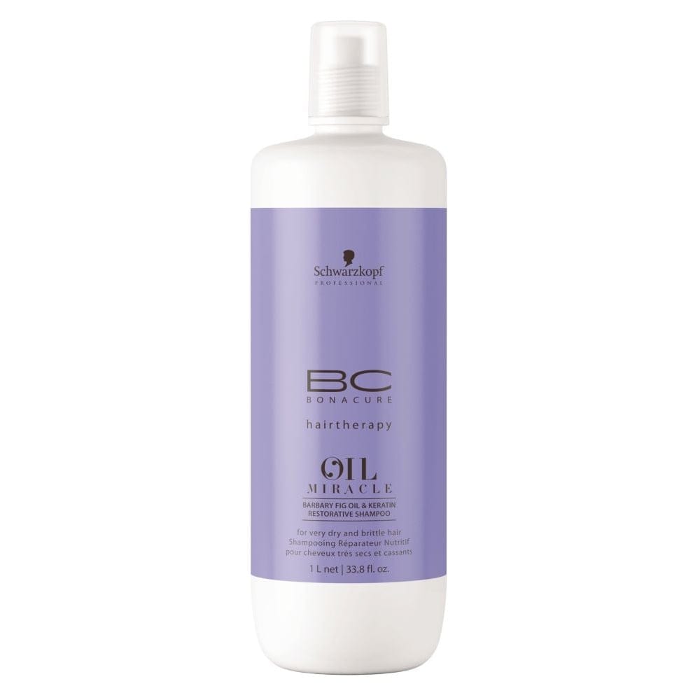 Schwarzkopf - Shampoing 'BC Oil Miracle Prickly Pear Oil & Keratine Restorative' - 1 L