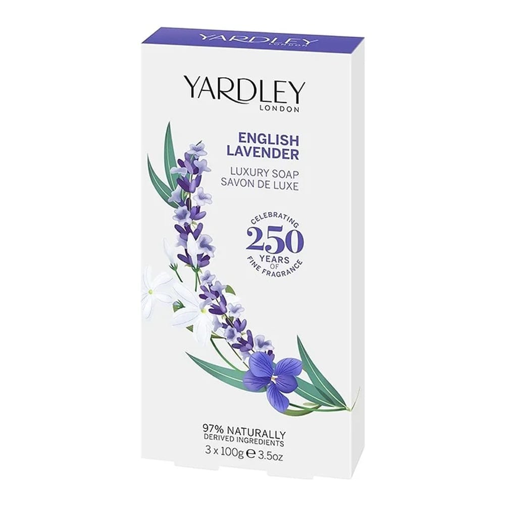 Yardley - Set de savon 'English Lavender' - 100 g, 3 Pièces