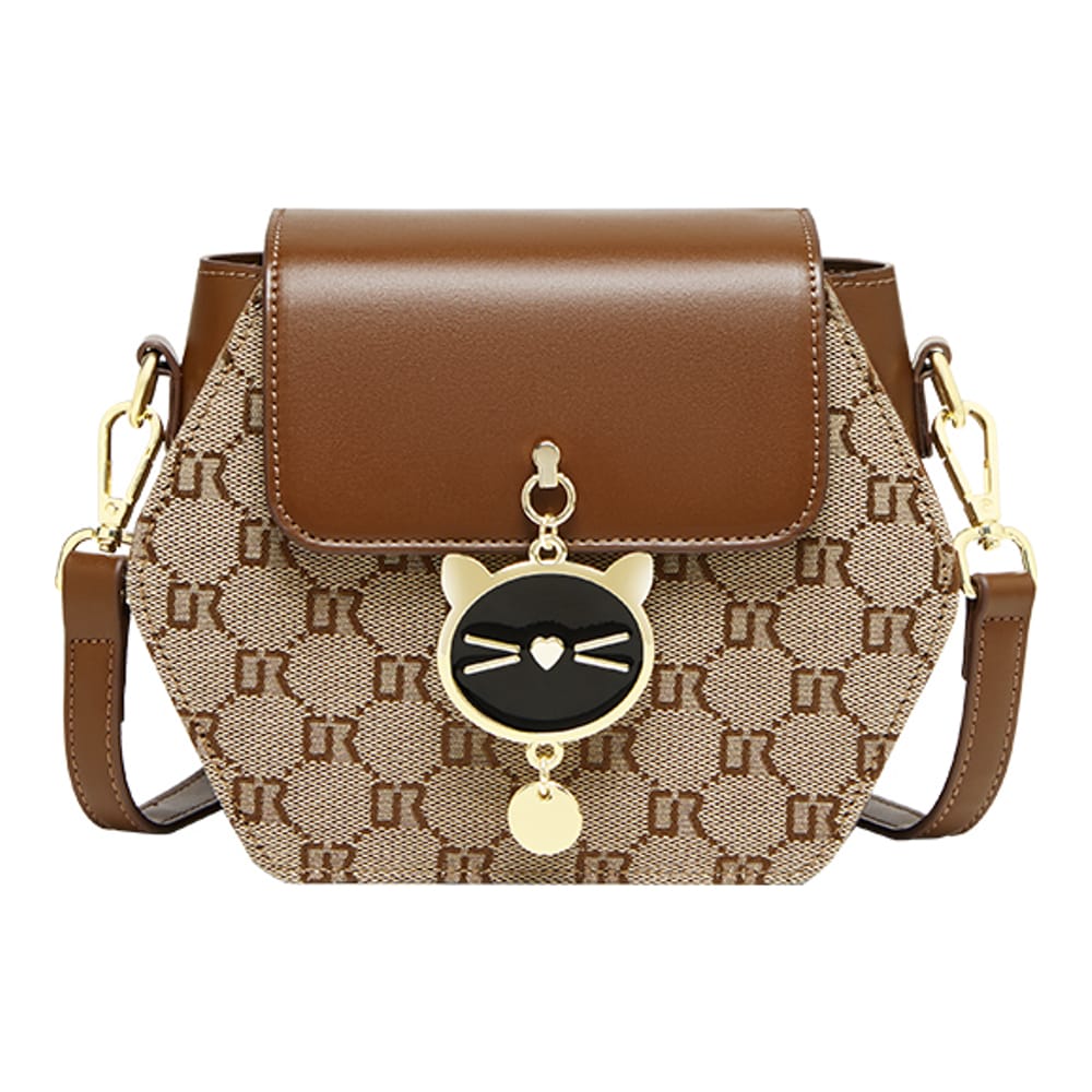 Nalandu - Sac à bandoulière 'Hexagon Monogram KittyCat' pour Femmes