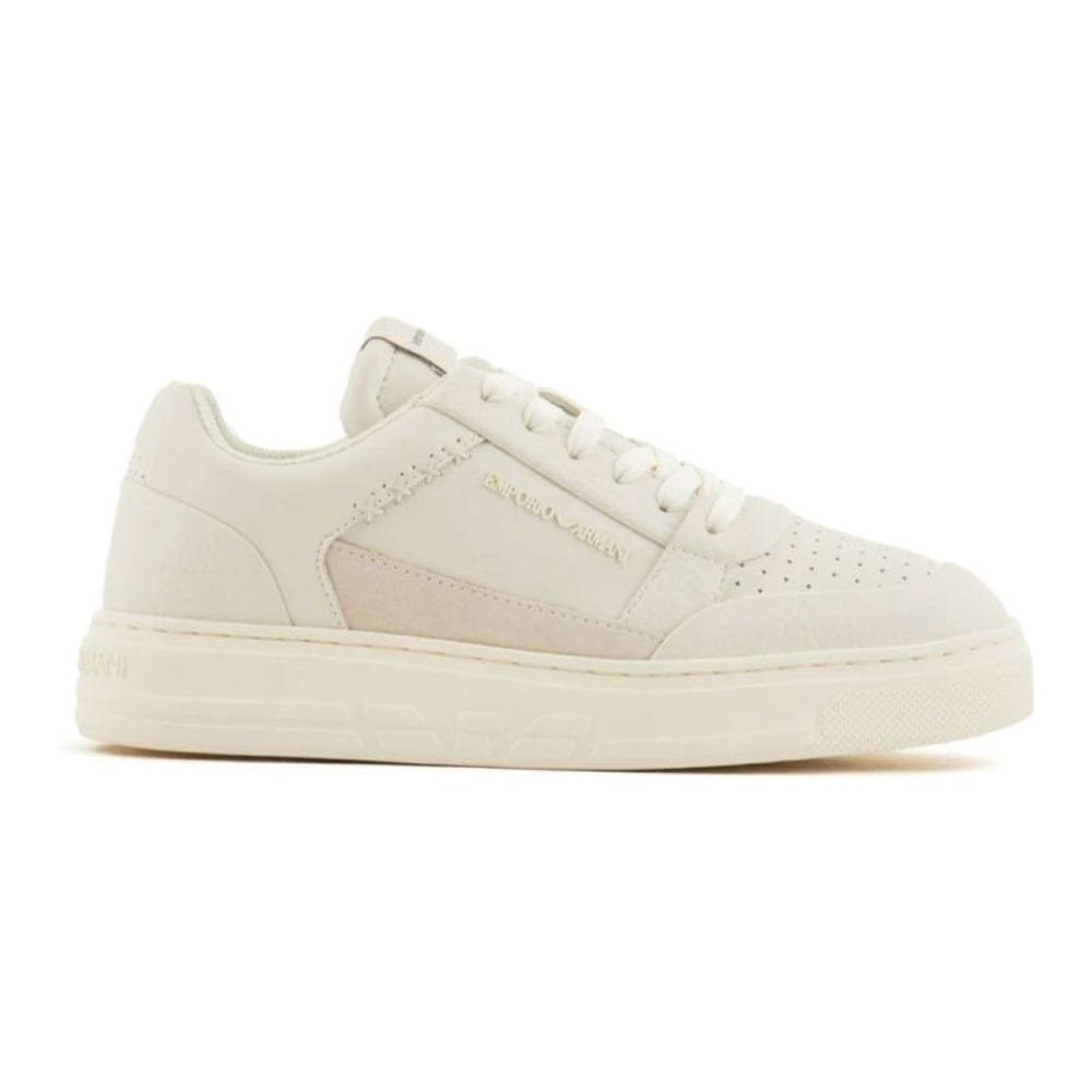 Emporio armani - Sneakers 'Logo-Embossed' pour Femmes