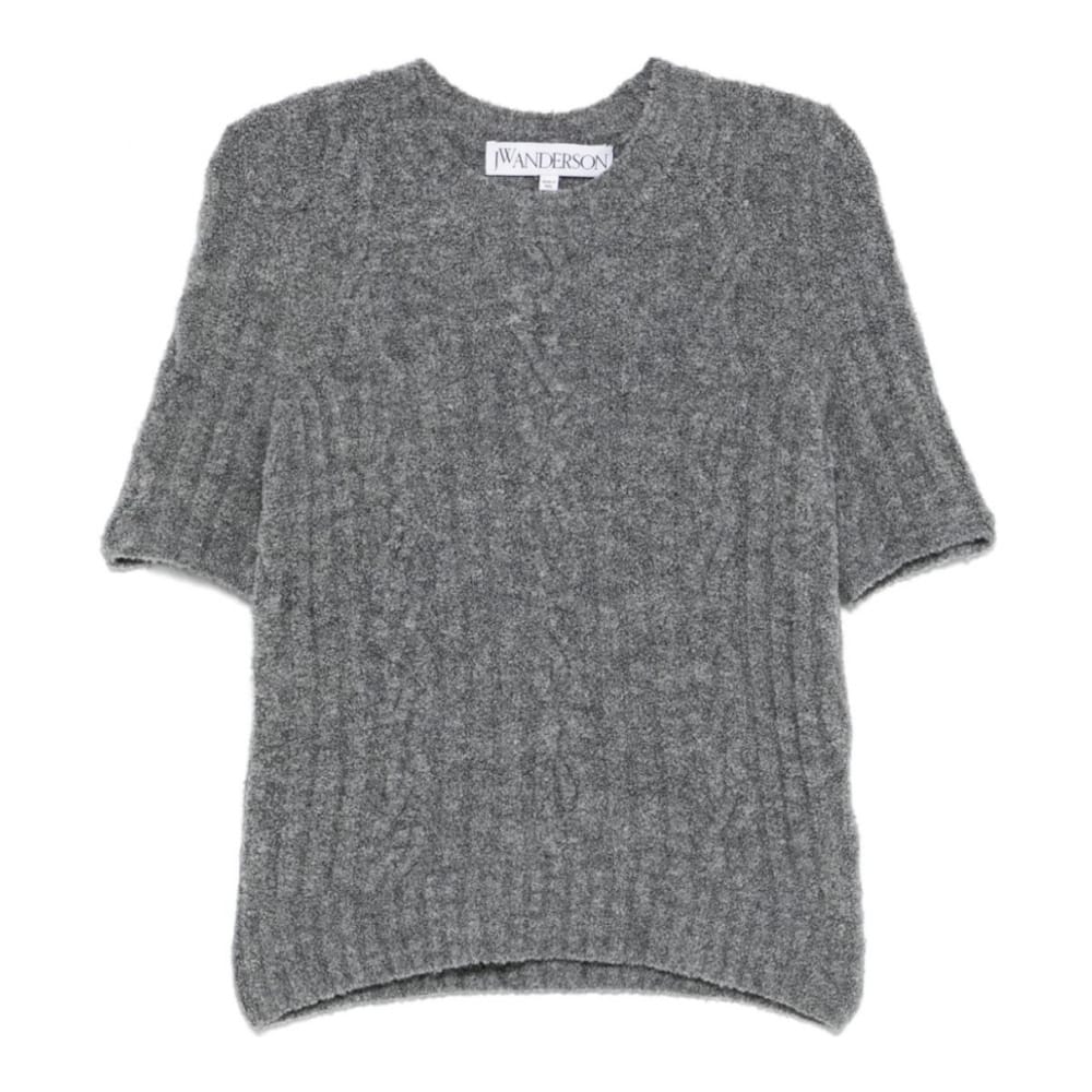 Jw anderson - T-shirt 'Cable-Knit' pour Femmes
