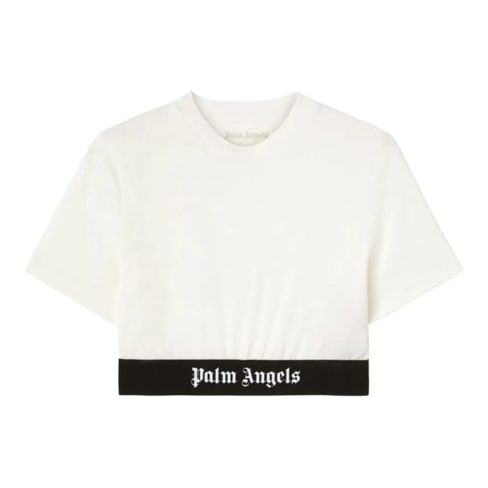 Palm angels - Crop Top 'Logo-Underband' pour Femmes