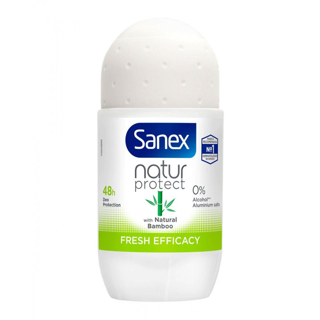 Sanex - Déodorant Roll On 'Nature Protect 0% Freshness Efficiency Bamboo' - 50 ml