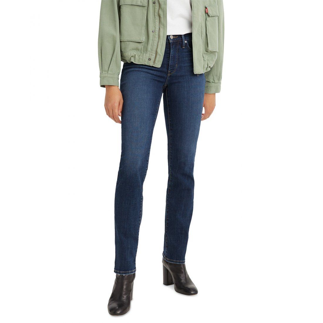 Levi's - Jeans '314 Shaping Slimming Straight Leg Mid Rise' pour Femmes