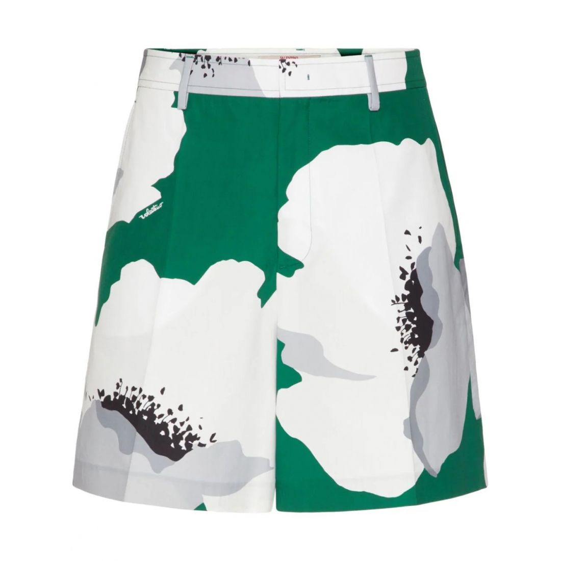 Valentino - Bermuda 'Flower Portrait-Print' pour Hommes