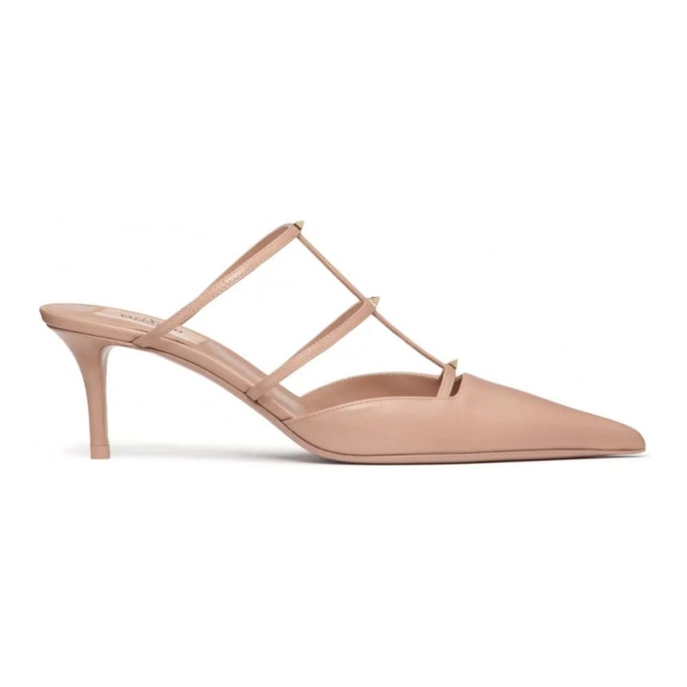 Valentino - Mules à talon 'Rockstud Wispy' pour Femmes