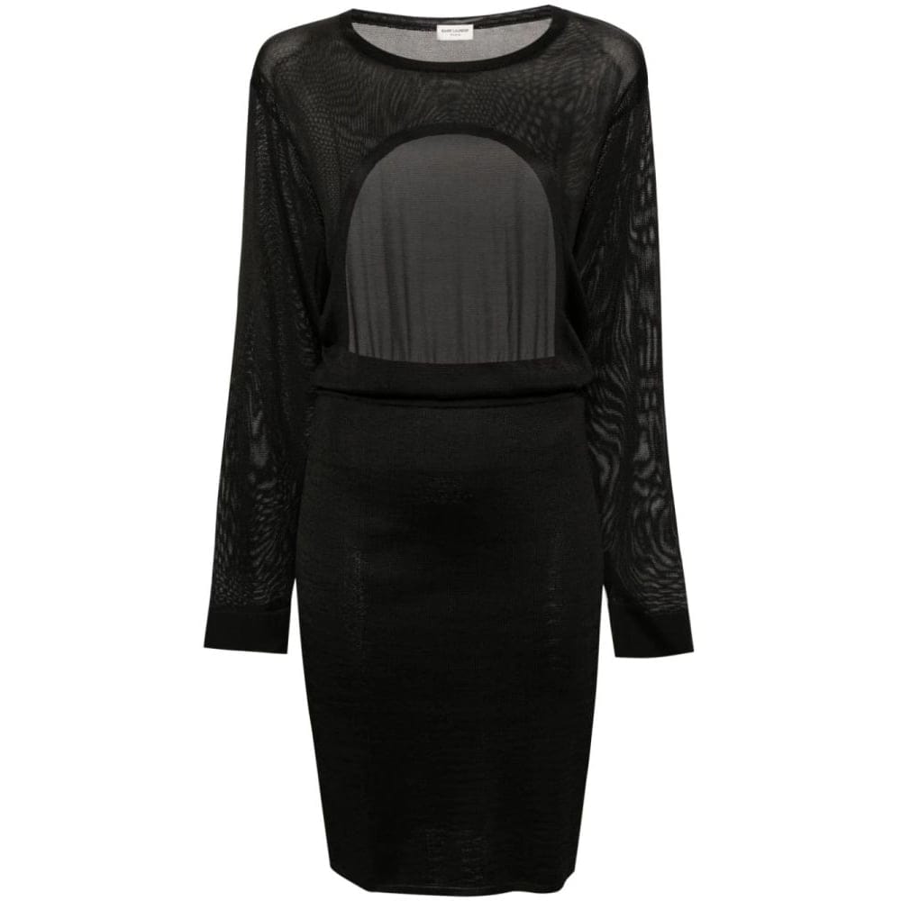 Saint laurent - Robe à manches longues 'Open-Back' pour Femmes