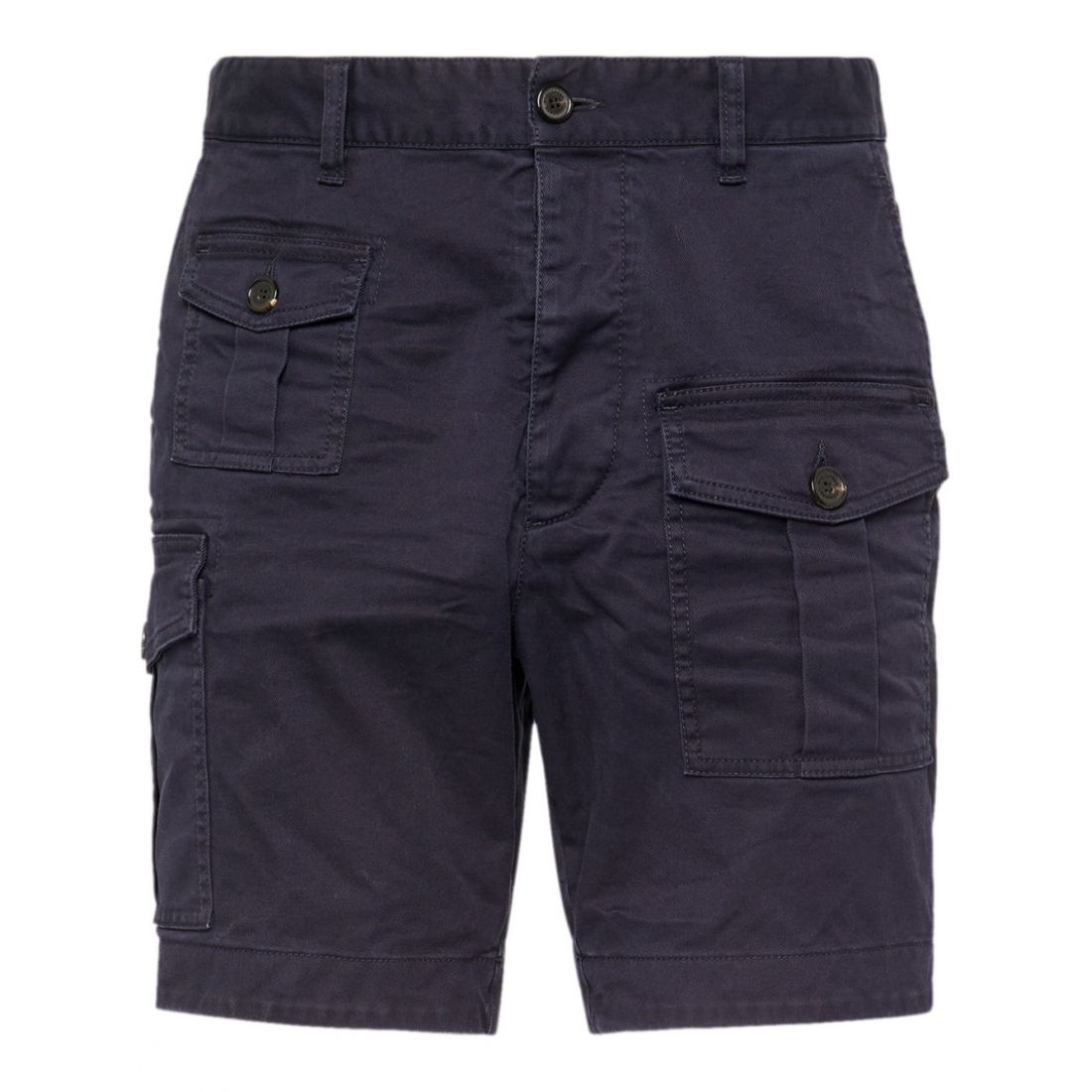 Dsquared2 - Bermuda cargo 'Logo-Plaque Slim-Cut' pour Hommes