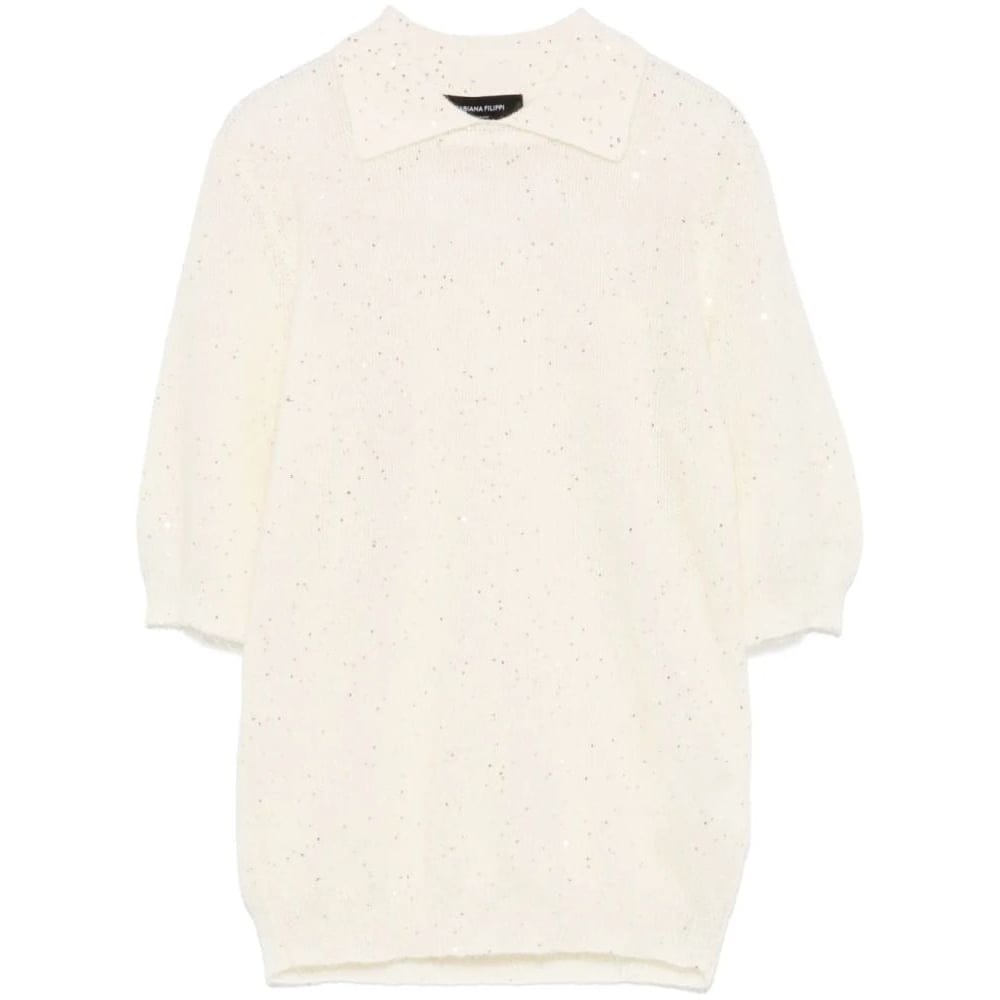Fabiana filippi - T-shirt 'Sequin-Embellished' pour Femmes