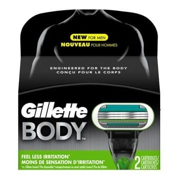 Gillette - Lames de rasoir 'Body 2' - 2 Pièces