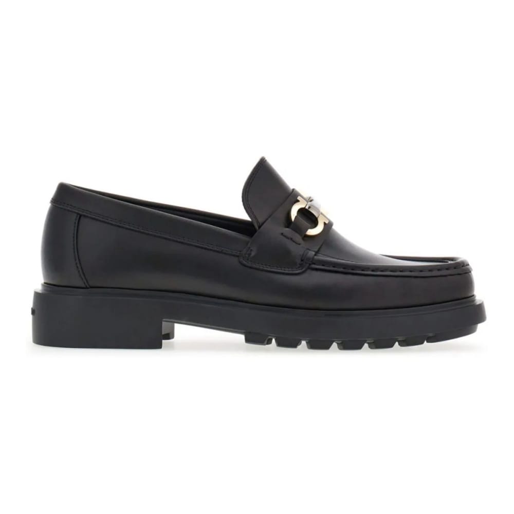 Ferragamo - Mocassins 'Gancini-Buckle' pour Hommes
