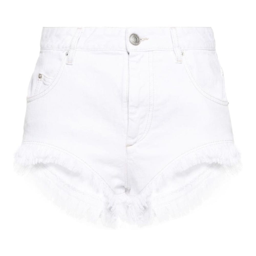Isabel marant - Short en jean 'Eneidao Frayed' pour Femmes