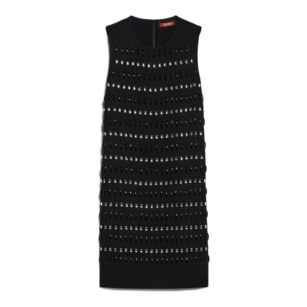 Max mara studio - Robe sans manches 'Embroidered Cady Boxy' pour Femmes
