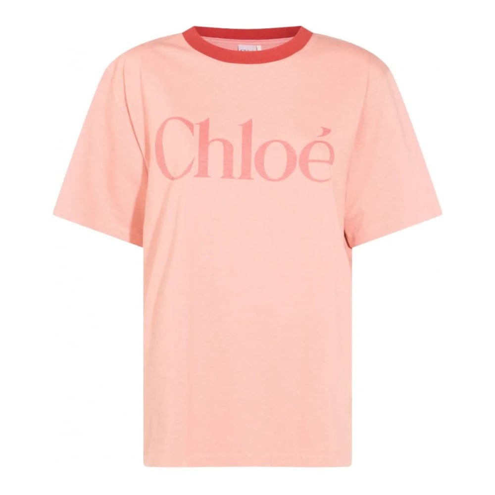 Chloé - T-shirt 'Logo-Print' pour Femmes