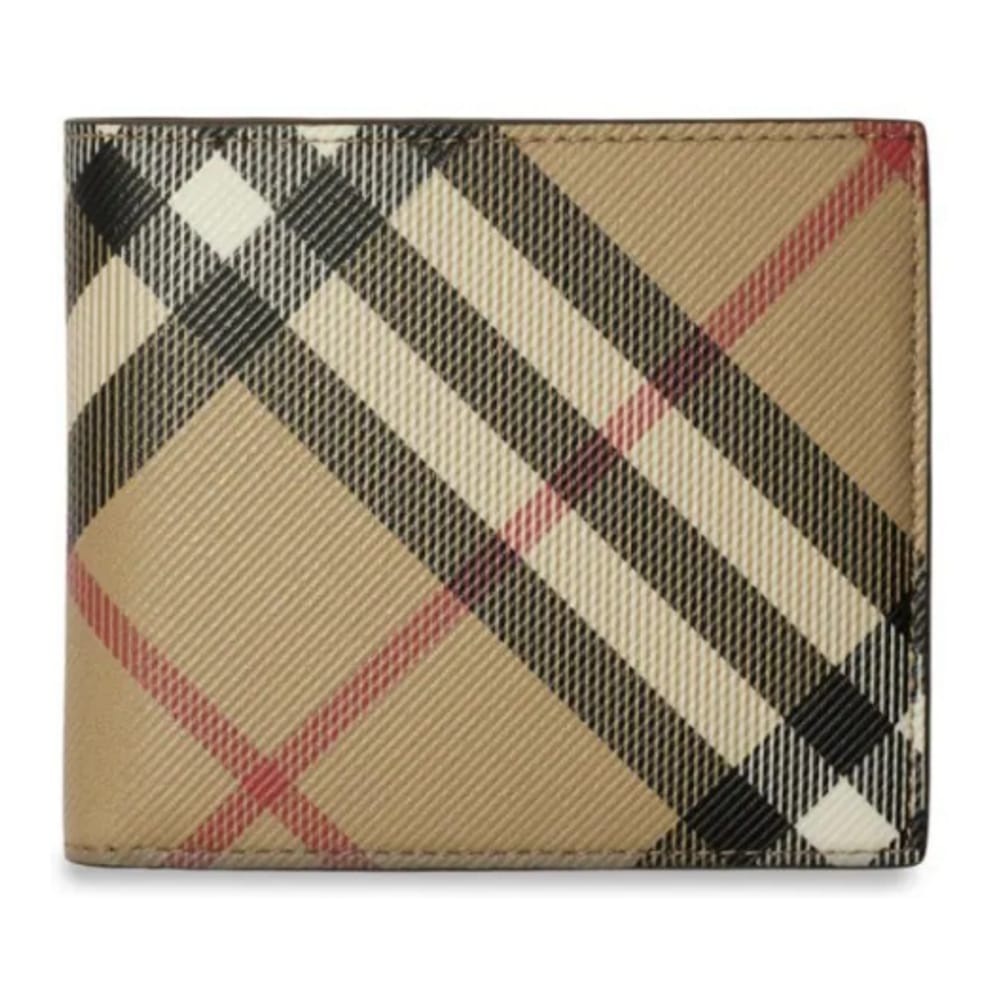 Burberry - Portefeuille 'Vintage Check-Pattern Bi-Fold' pour Hommes