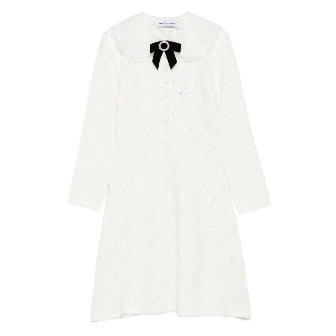Self-portrait - Robe mini 'Bow-Embellished' pour Femmes
