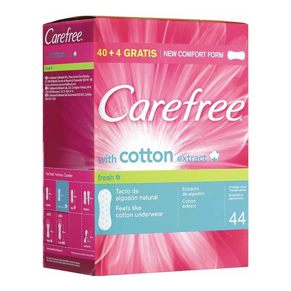Carefree - Serviettes hygiéniques 'Protector Transpirable Fresh' - 44 Pièces