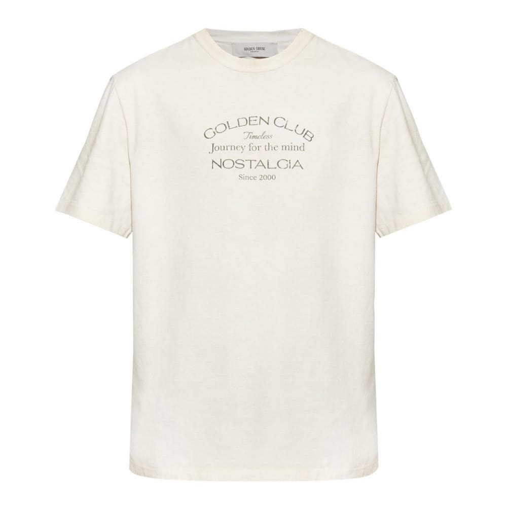 Golden goose deluxe brand - T-shirt 'Slogan-Print' pour Hommes