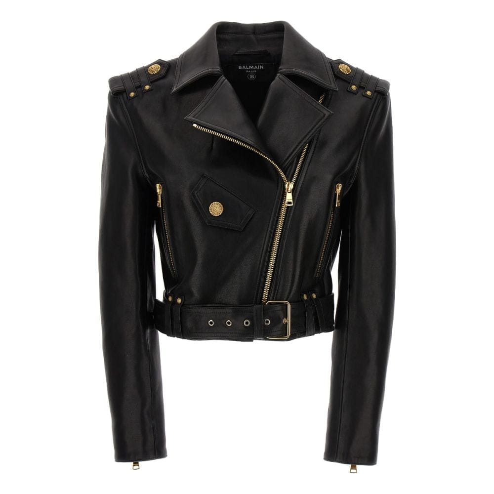 Balmain - Perfecto 'Zipped-Up' pour Femmes