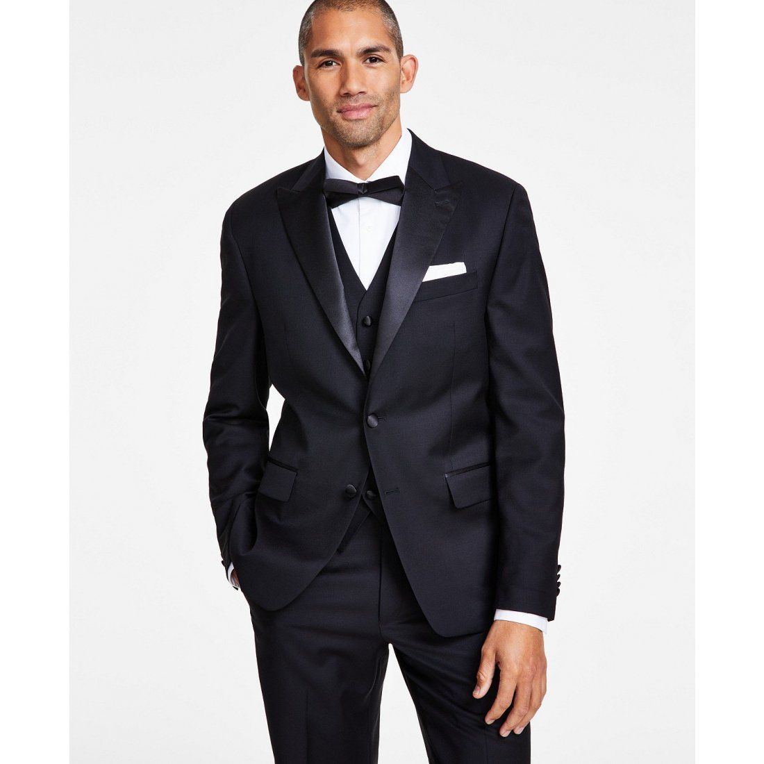 Michael kors - 'Classic-Fit Stretch Tuxedo Jacket' pour Hommes
