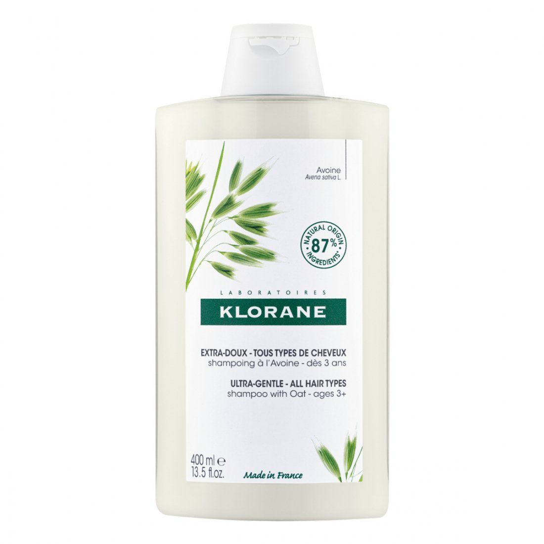 Klorane - Shampoing Extra-Doux à L'Avoine - 400 ml