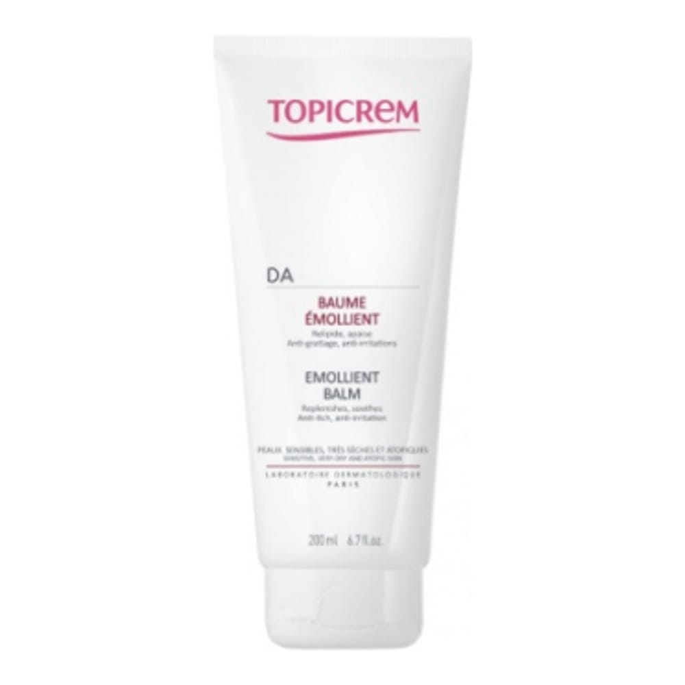 Topicrem - Baume Émollient 'DA' - Peaux sèches & irritées, 200 ml