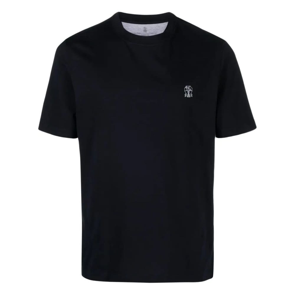 Brunello cucinelli - T-shirt 'Logo-Print' pour Hommes