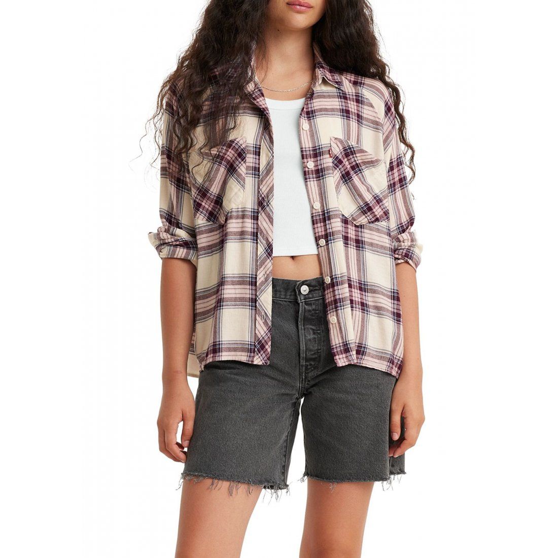 Levi's - Chemise 'Farrah Plaid' pour Femmes