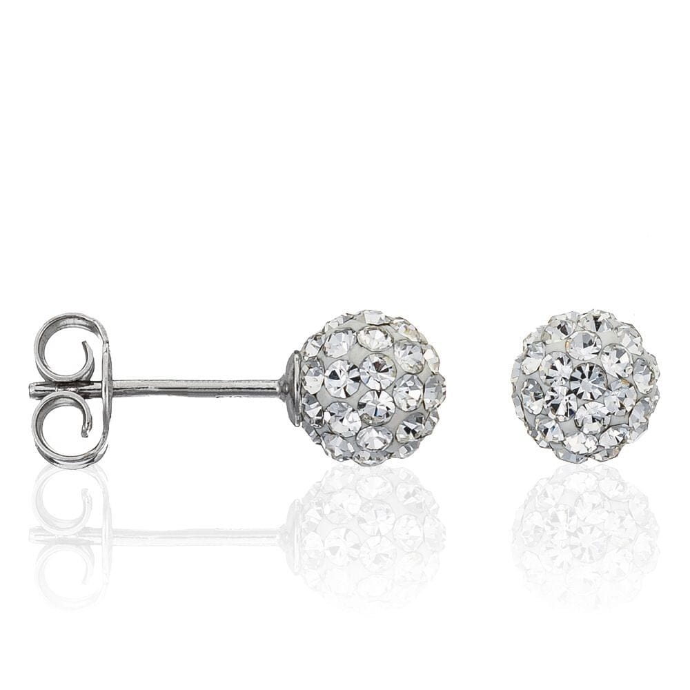 Or éclat - Boucles d'oreilles 'Puce De Crystal' pour Femmes