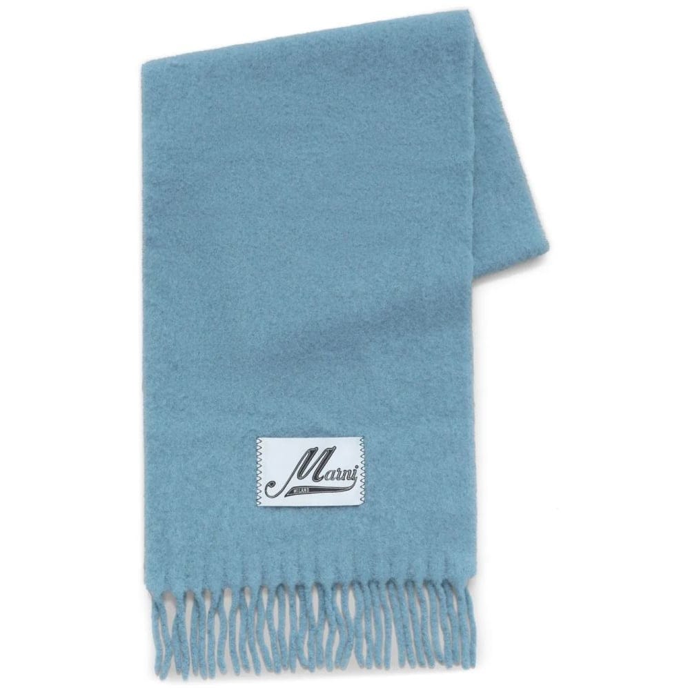 Marni - Écharpe en laine 'Logo-Patch' pour Femmes