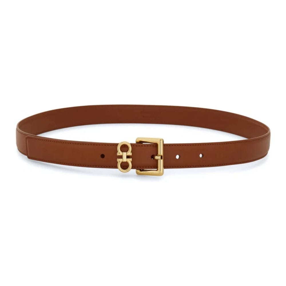 Ferragamo - Ceinture 'Gancini-Plaque' pour Femmes