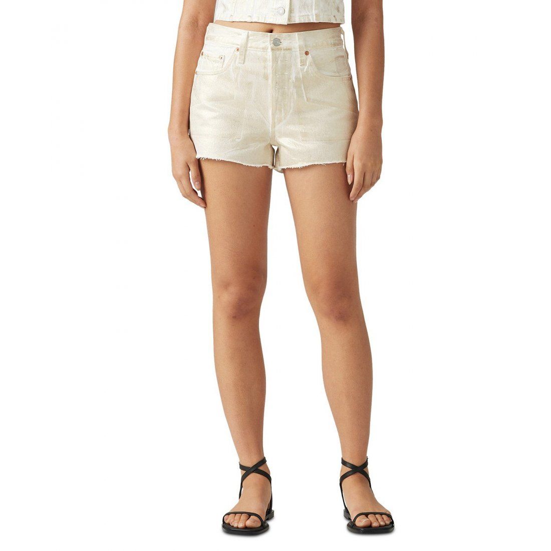 Levi's - Short en jean '501® Original High Rise' pour Femmes