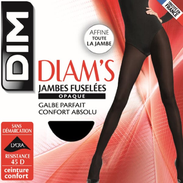 Dim - DIAM'S JAMBES FUSELEES OPAQUE