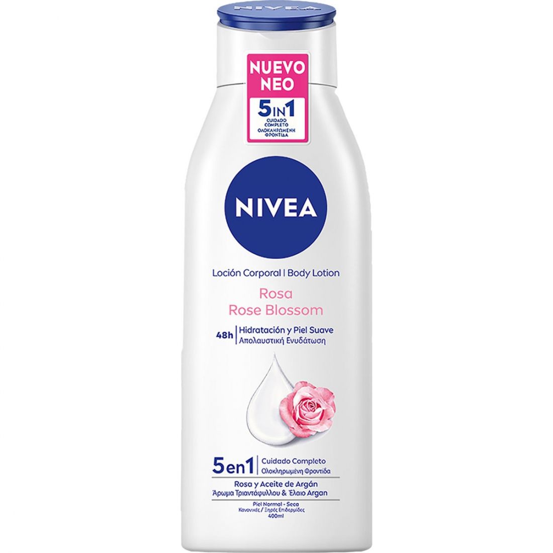 Nivea - Lotion pour le Corps 'Rose Blossom 5 En 1' - 400 ml