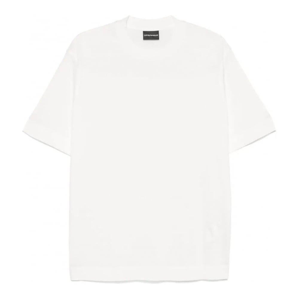 Emporio armani - T-shirt 'Logo-Jacquard' pour Hommes