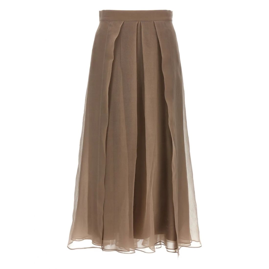 Brunello cucinelli - Jupe Maxi 'Pleated' pour Femmes
