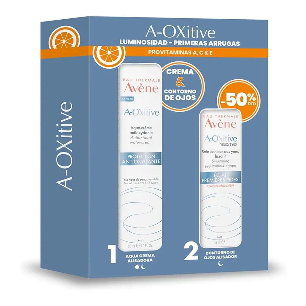 Avène - Coffret de soins de la peau 'A-Oxitive Aqua Straightening' - 2 Pièces