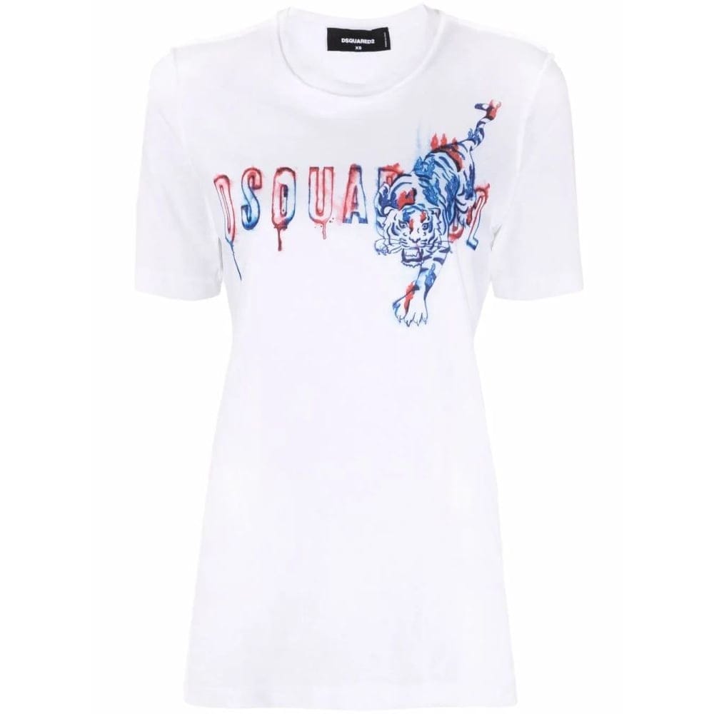 Dsquared2 - T-shirt 'Logo Crew-Neck' pour Femmes